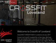 Tablet Screenshot of crossfitloveland.com
